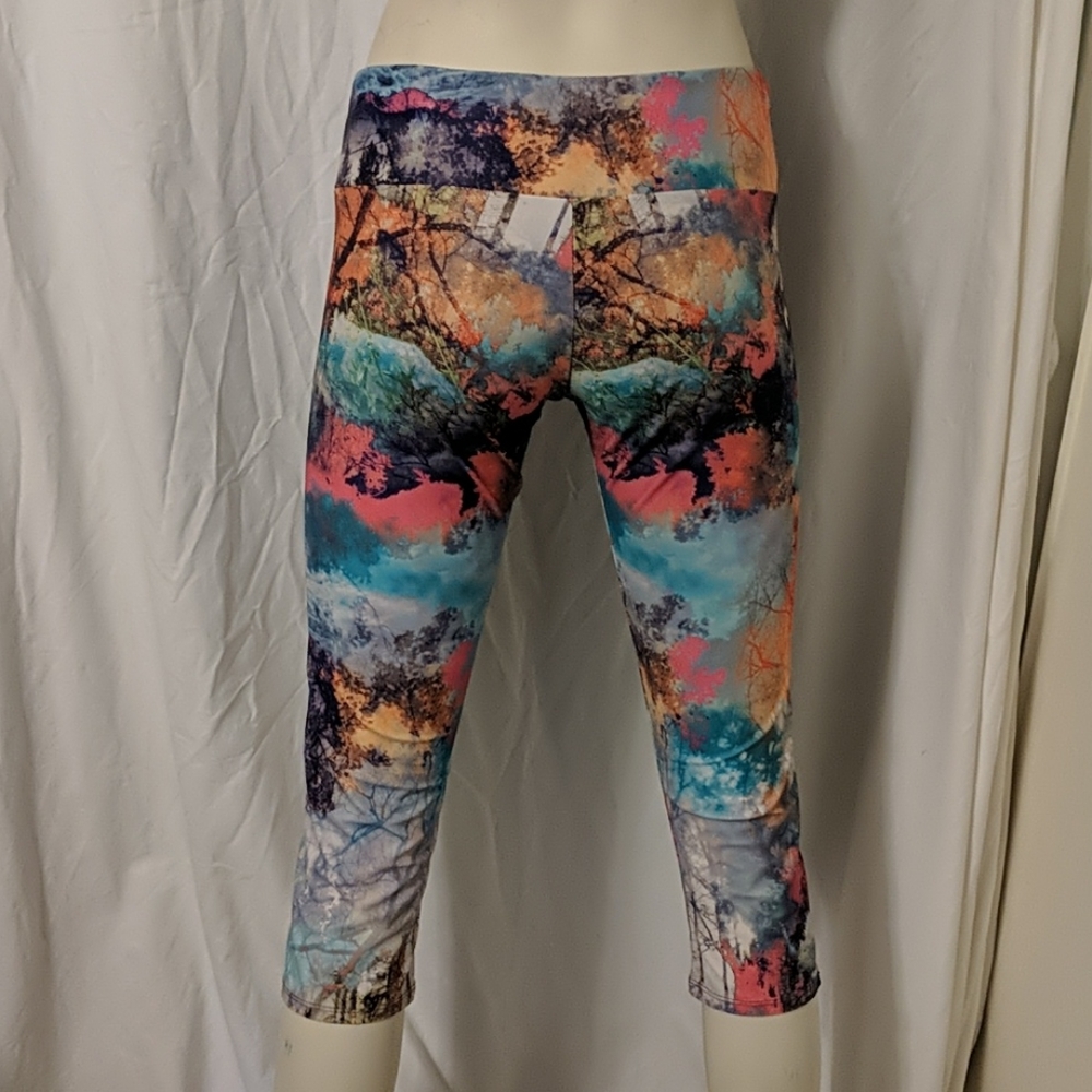 ✨5/$25✨ Onzie Anthropologie nature rainbow leggings - Picture 4 of 8